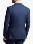 Ted Baker Hoyle Soft Check Wool Blend Suit Jacket, Navy