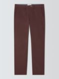 GANT Regular Twill Chinos, Dark Mahogany