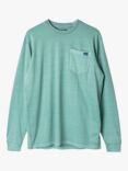 KAVU Side Bar Cotton Regular Fit Long Sleeve T-Shirt, Shady Pine