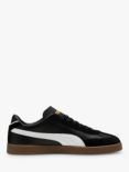 PUMA Club II Era Leather Trainers, Black/White