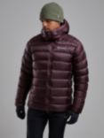 Montane Anti-Freeze XT Hooded Down Jacket, Dark Garnet