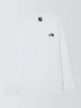 The North Face Dome Regular Fit Long Sleeve Logo T-Shirt, Tnf White