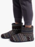 totes Men's Fair Isle Slipper Boots , Multi