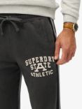 Superdry Vintage Athletic Joggers, Washed Black