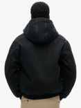 Superdry Surplus Hooded Bomber Jacket, Jet Black