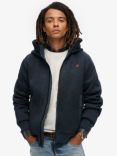 Superdry Hooded Bomber Jacket, Sargasso Sea Blue