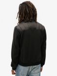 Superdry Storm Fleece Hybrid Bomber Jacket, Black