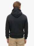 Superdry Classic Vintage Logo Hoodie, Phantom Black Marl