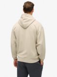 Superdry Micro Logo Graphic Loose Hoodie, Chateau Gray