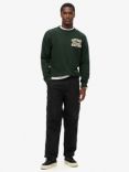 Superdry Vintage Athletic Crew Sweatshirt, Academy Green