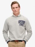 Superdry Vintage Athletic Crew Sweatshirt, Light Grey