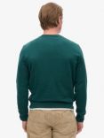 Superdry Classic Vintage Logo Heritage Chest Sweatshirt, Dark Pine