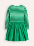 Mini Boden Kids' Coco Applique Dress, Bright Green Pets