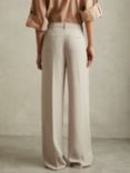 Reiss Isla Tailored Trousers, Stone, Stone