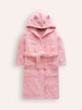 Mini Boden Kids' Polka Dot Cat Dressing Gown, Boto Pink