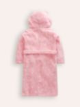 Mini Boden Kids' Polka Dot Cat Dressing Gown, Boto Pink