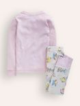 Mini Boden Kids' Snug Long John Pyjamas, Fairy Guinea Pigs