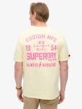 Superdry Lo-fi Punk Graphic Loose T-Shirt, Urban Cream