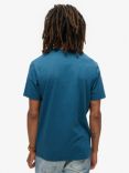 Superdry Embossed Graphic T-Shirt, Charred Teal