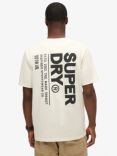 Superdry Utility Sport Logo Loose T-Shirt, Nordic Bone Grey