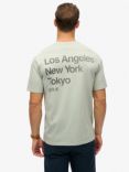 Superdry Core Logo City Loose T-Shirt, Puritan Grey