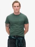 Superdry Essential Washed Pocket T-Shirt, Washed Forest Green