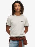 Superdry Essential Logo Retro Striped T-Shirt, Lightning Grey