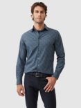 Rodd & Gunn Bellmount Floral Print Slim Fit Cotton Shirt, Indigo