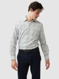 Rodd & Gunn Brookdale Check Slim Fit Corduroy Cotton Shirt, Sky