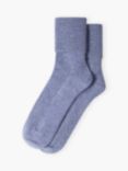 Brora Cashmere Blend Socks, Iris