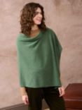 Brora Cashmere Gauze Poncho