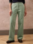 Brora Straight Leg Corduroy Trousers, Eau De Nil