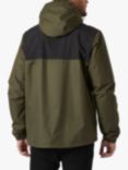 Helly Hansen Vancouver Fleece Lined Waterproof Jacket, Utility Green/Black