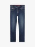 HUGO BOSS KIds' Slim Fit Denim Jeans, Double Stone + Brush