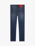 HUGO BOSS KIds' Slim Fit Denim Jeans, Double Stone + Brush