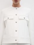 Mango Julie Tailored Button Jacket, White