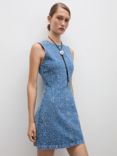 Mango Beau Denim Dress, Blue