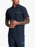 Lyle & Scott Embroidered Polo Shirt, Dark Navy/ Cove