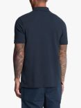 Lyle & Scott Embroidered Polo Shirt, Dark Navy/ Cove