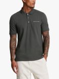 Lyle & Scott Embroidered Logo Polo Shirt, X427 Gunmetal/ Cove