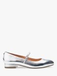 Moda in Pelle Florentin Metallic Leather Mary Janes, Silver