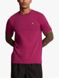 Lyle & Scott Plain Cotton T-Shirt, Rich Burgundy