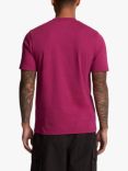 Lyle & Scott Plain Cotton T-Shirt, Rich Burgundy