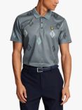 Lyle & Scott Polka Diamond Polo Shirt, Cactus Green