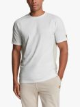 Lyle & Scott Colour Block Core T-Shirt, White/ Pebble