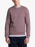 Lyle & Scott Cotton Crew Neck Sweatshirt, Highland Mauve