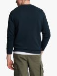 Lyle & Scott Logo Crew Neck Cotton Sweatshirt, Dark Navy