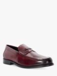 Dune Samson Leather Penny Loafer, Bordeaux