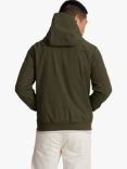 Lyle & Scott Fleece Back Softshell Jacket, W485 Olive