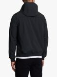 Lyle & Scott Tonal Fleece Back Softshell Jacket, Z865 Jet Black